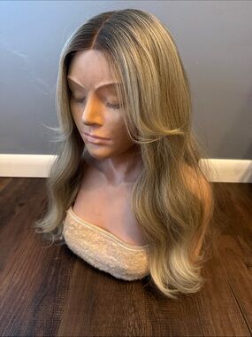 Blonde Lacefront Wig with Wig Cap